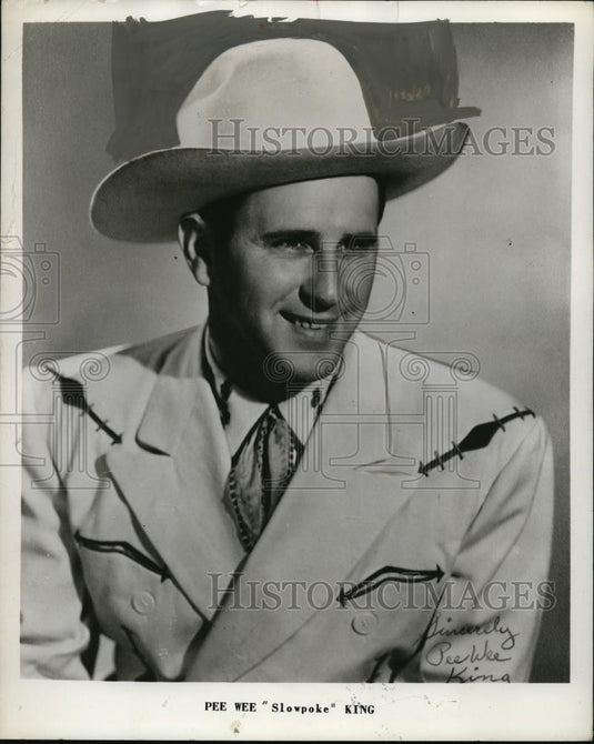 1953 Press Photo Pee Wee Slowpoke King - Historic Images