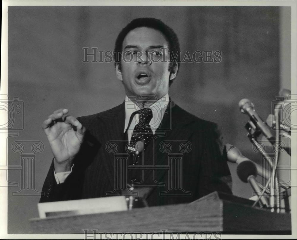1977 Press Photo United Nation Ambassador Andrew Young - Historic Images