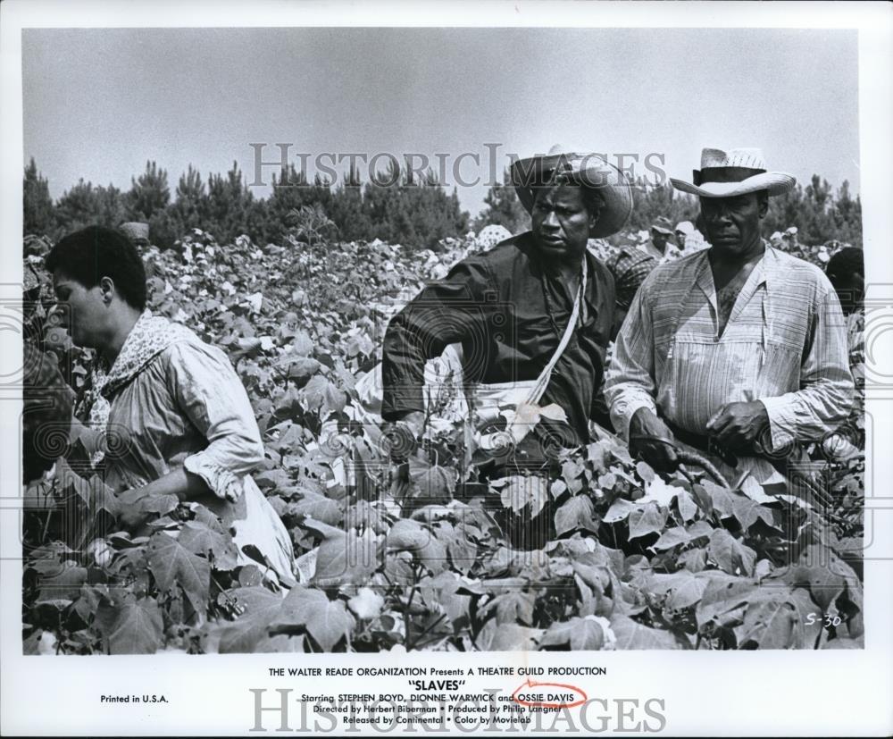 1969 Press Photo Ossie Davis stars in Slaves movie film - cvp42868 - Historic Images