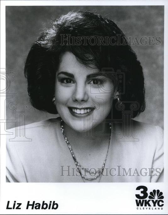 Undated Press Photo Liz Habib 3WKYC Cleveland News - cvp44515 - Historic Images