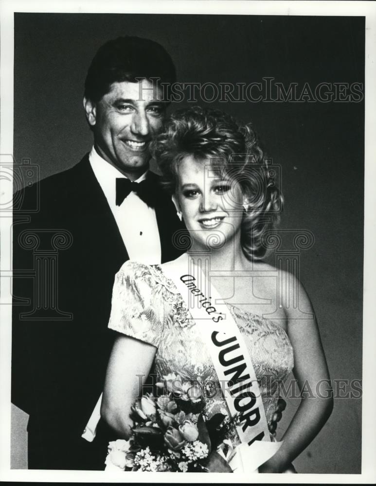 1968 Press Photo Michele Lee and Dean Jones on Miss Teenage America Pageant - Historic Images