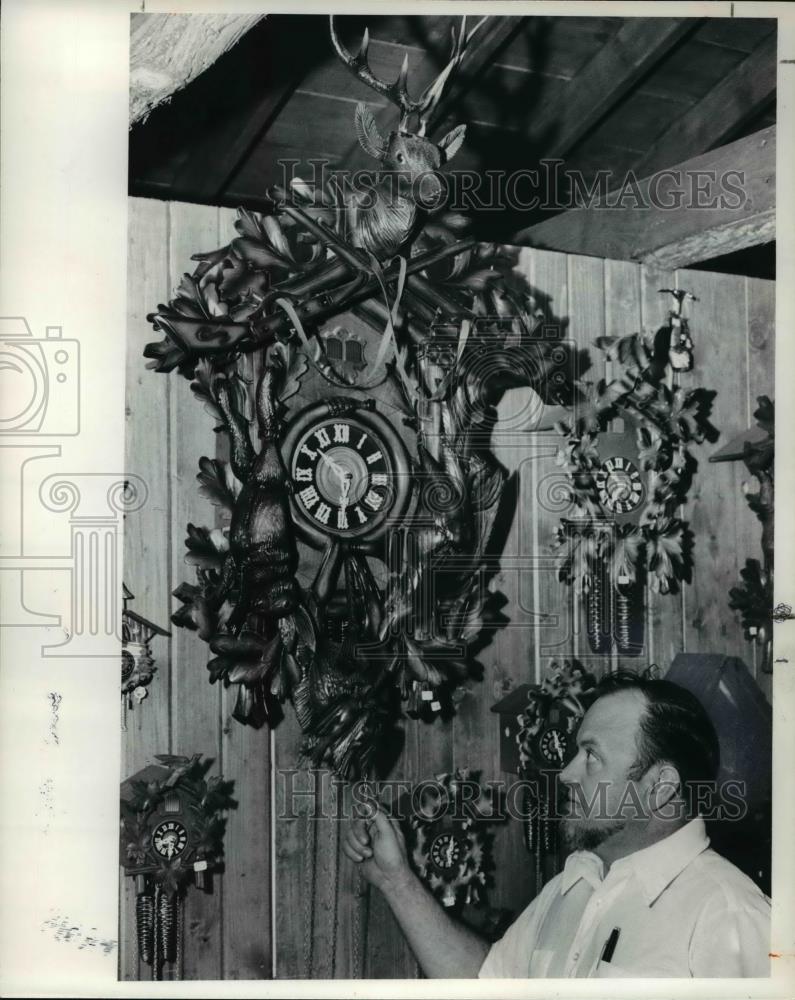 1978 Press Photo Cuckoo clock - Historic Images