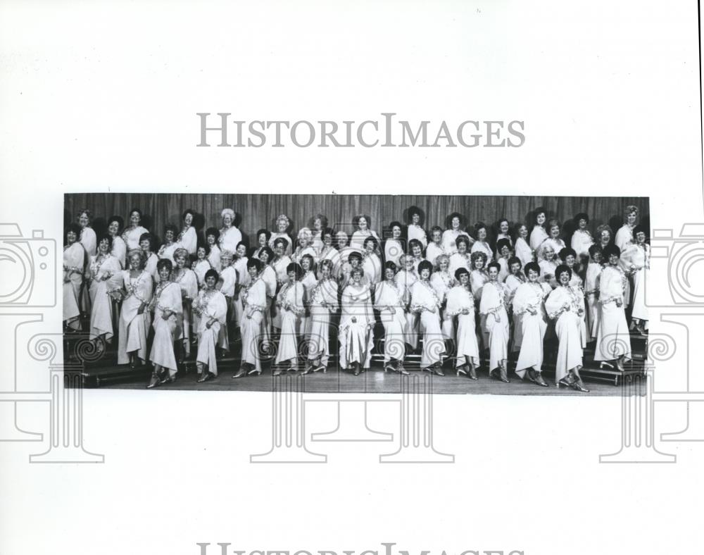 1980 Press Photo Musical group West Townes Sweet Adelines - cvp56732 - Historic Images
