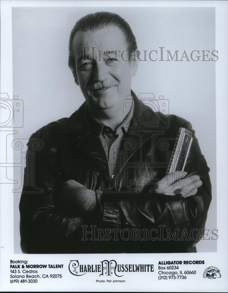 1990 Press Photo harmonica player Charlie Musselwhite - Historic Images