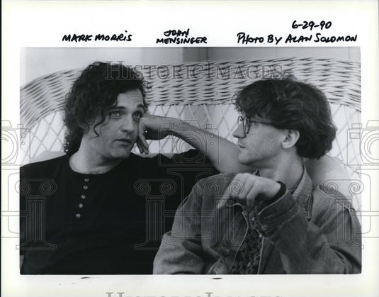 1990 Press Photo Mark Morris John Mensinger - Historic Images