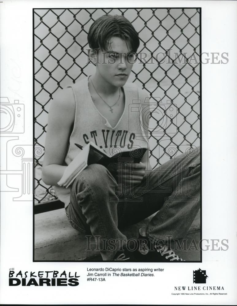 1995 Press Photo The Basketball Diaries Leonardo DiiCaprio - Historic Images