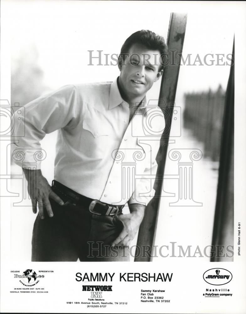 1996 Press Photo Sammy Kershaw Country Music Singer Songwriter Musician - Historic Images