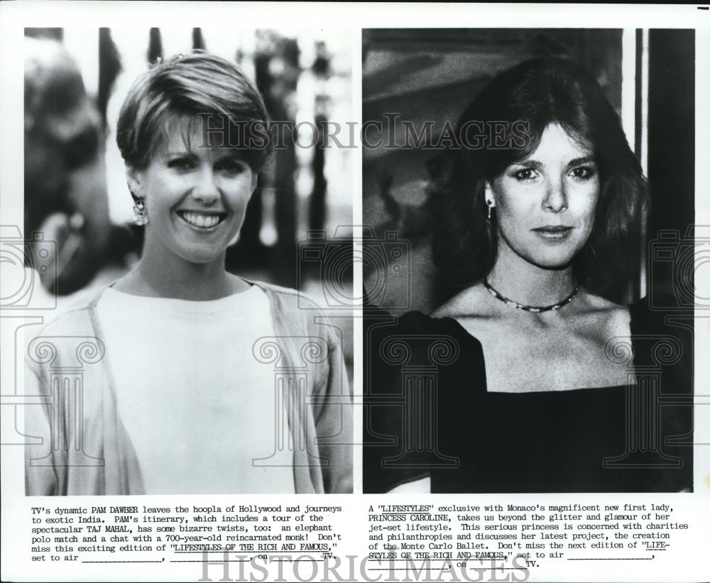 Press Photo TV Program Lifestyles of the Rich and Famous - cvp57113 - Historic Images