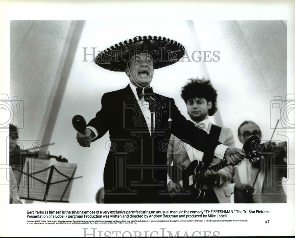 1991 Press Photo Bert Parks stars in The Freshman - cvp45799 - Historic Images
