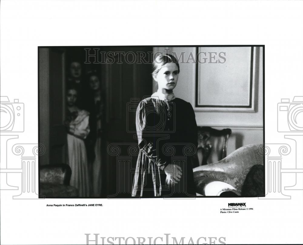 1996 Press Photo Anna Paquin stars in Jane Eyre - cvp56458 - Historic Images