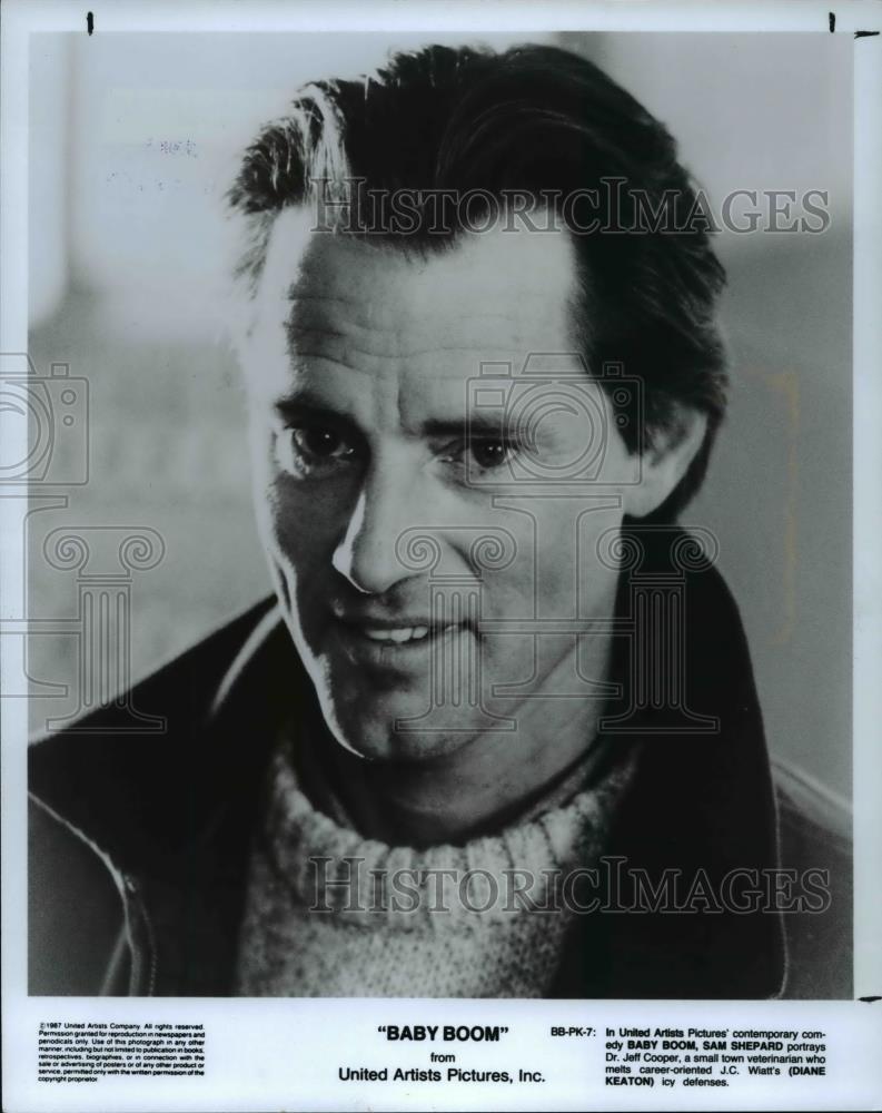 1987 Press Photo Sam Shepherd in Baby Boom - cvp75586 - Historic Images