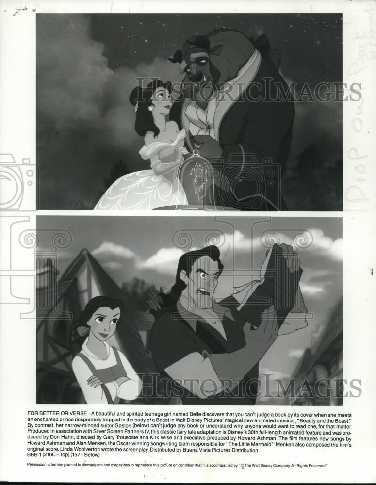 1992 Press Photo Beauty and The Beast - cvp58810 - Historic Images