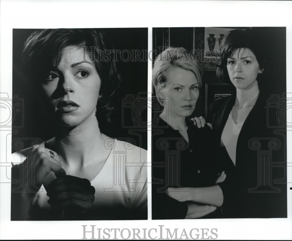 1997 Press Photo Amy Pietz, Gail O&#39;Grady in Every 9 Seconds - Historic Images