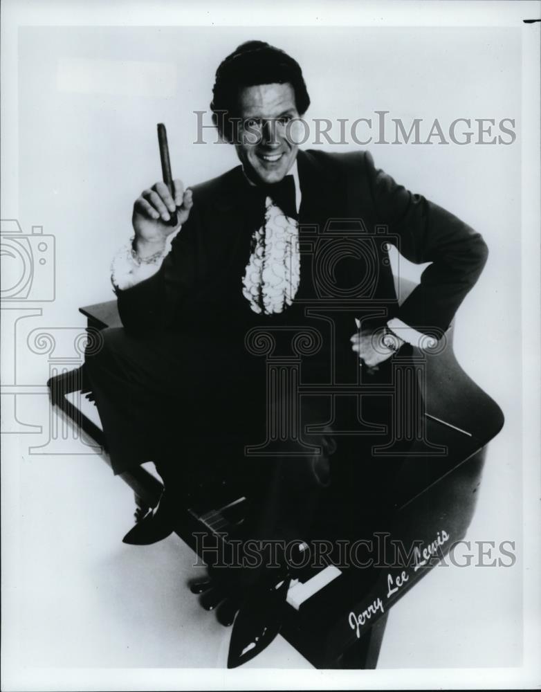 1986 Press Photo Jerry Lee Lewis - Historic Images