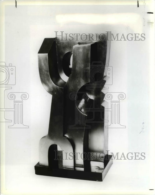 1991 Press Photo Stainless steel sculpture - Historic Images