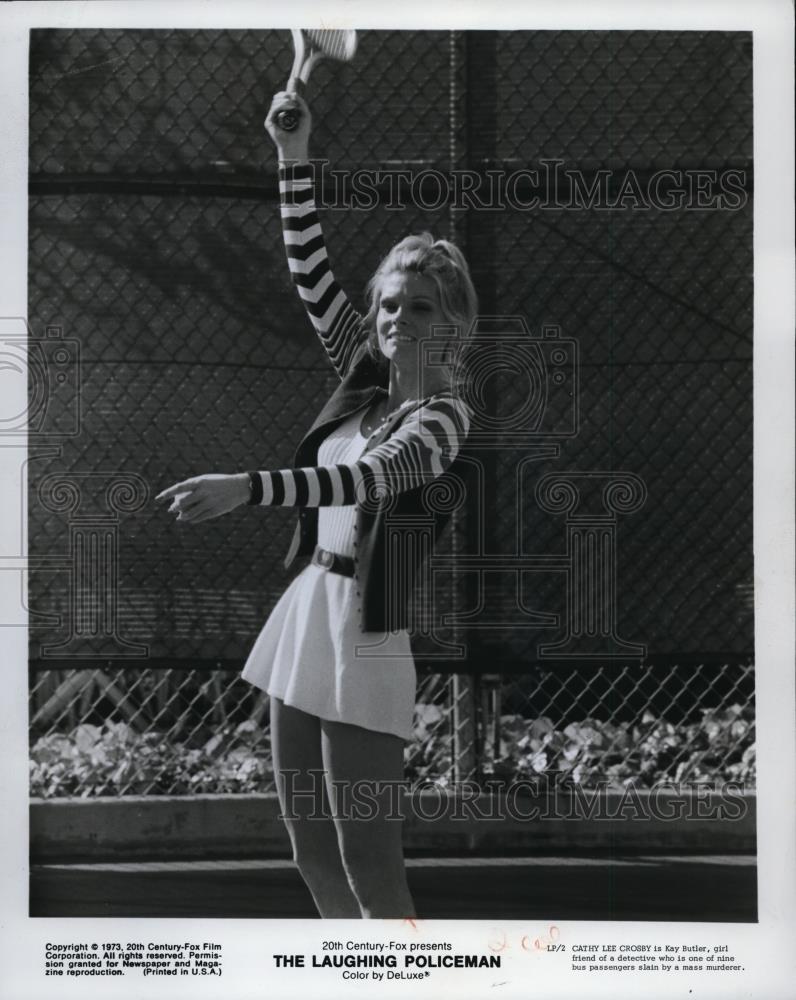 1973 Press Photo Cathy Lee Crosby in The Laughing Policeman - Historic Images