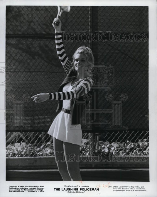1973 Press Photo Cathy Lee Crosby in The Laughing Policeman - Historic Images