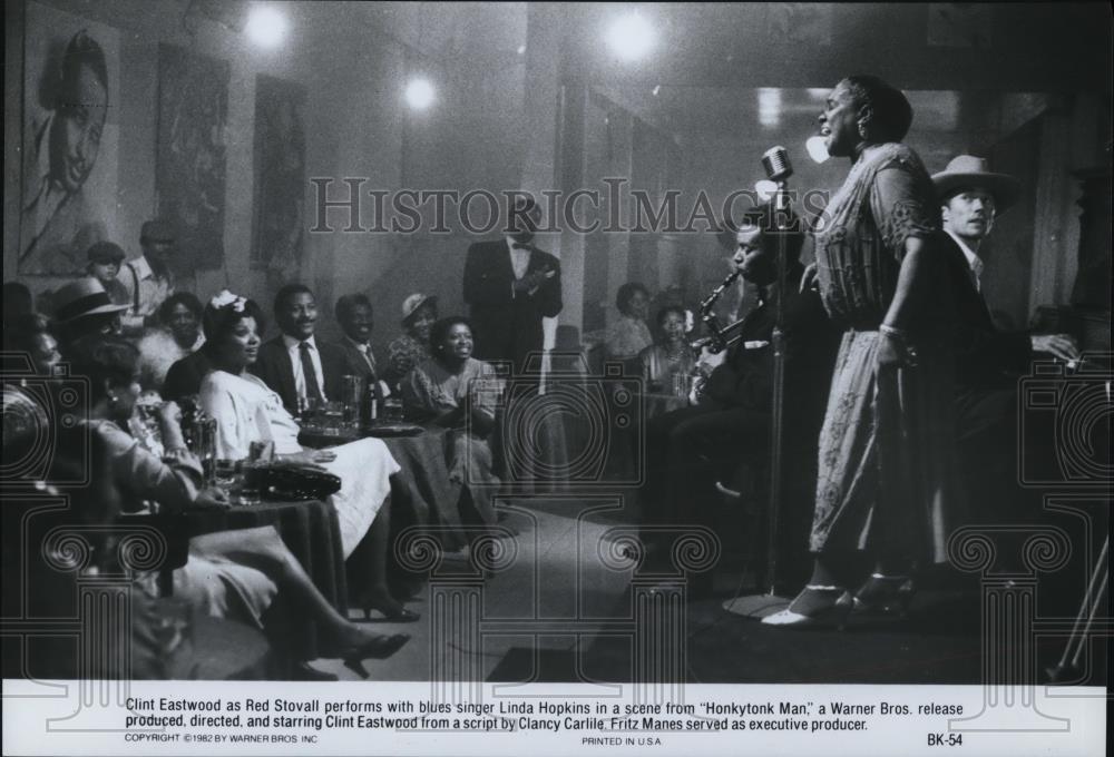 1983 Press Photo Clint Eastwood Linda Hopkins in "Honkytonk Man" - cvp51606 - Historic Images