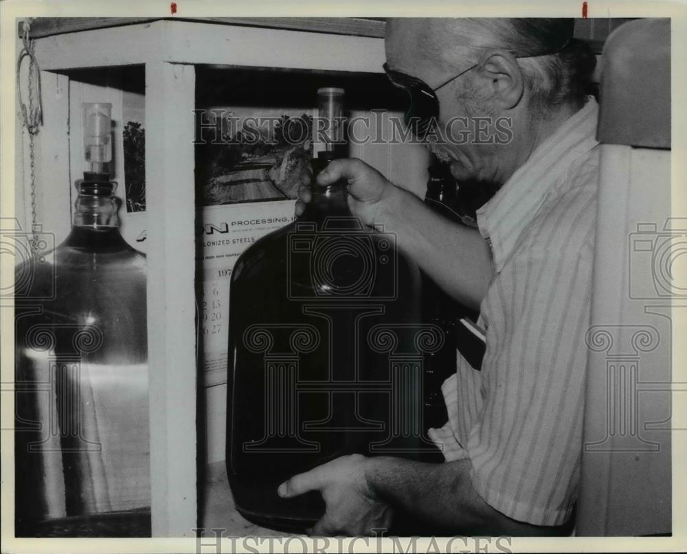 1978 Press Photo The finished product of a home made beer - Historic Images