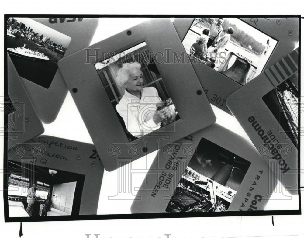 1986 Press Photo Ethel Tyler&#39;s Polaroid picture - cva51993 - Historic Images
