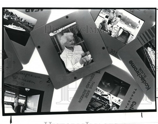 1986 Press Photo Ethel Tyler's Polaroid picture - cva51993 - Historic Images