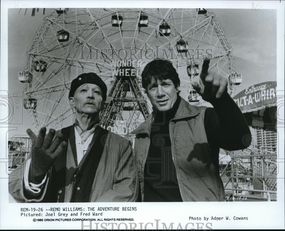 1985 Press Photo Remo Williams The Adventure Begins Joel Grey Fred Ward - Historic Images