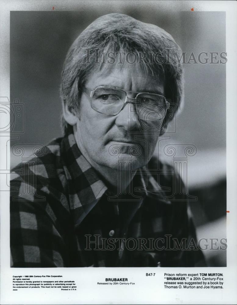 1980 Press Photo Tom Murton in Brubaker - cvp49339 - Historic Images