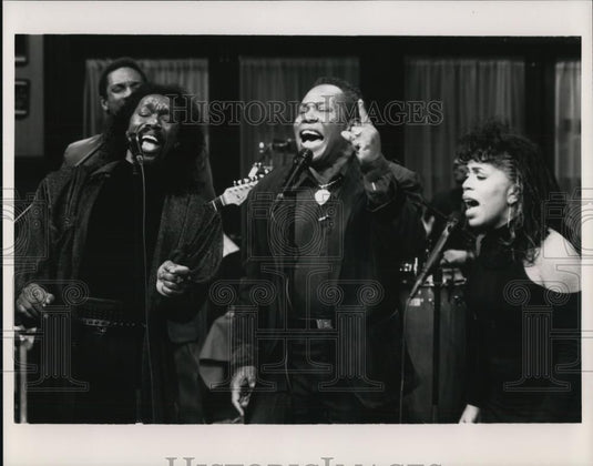 1989 Press Photo Ashford, Simpson & Sam Moore - Historic Images