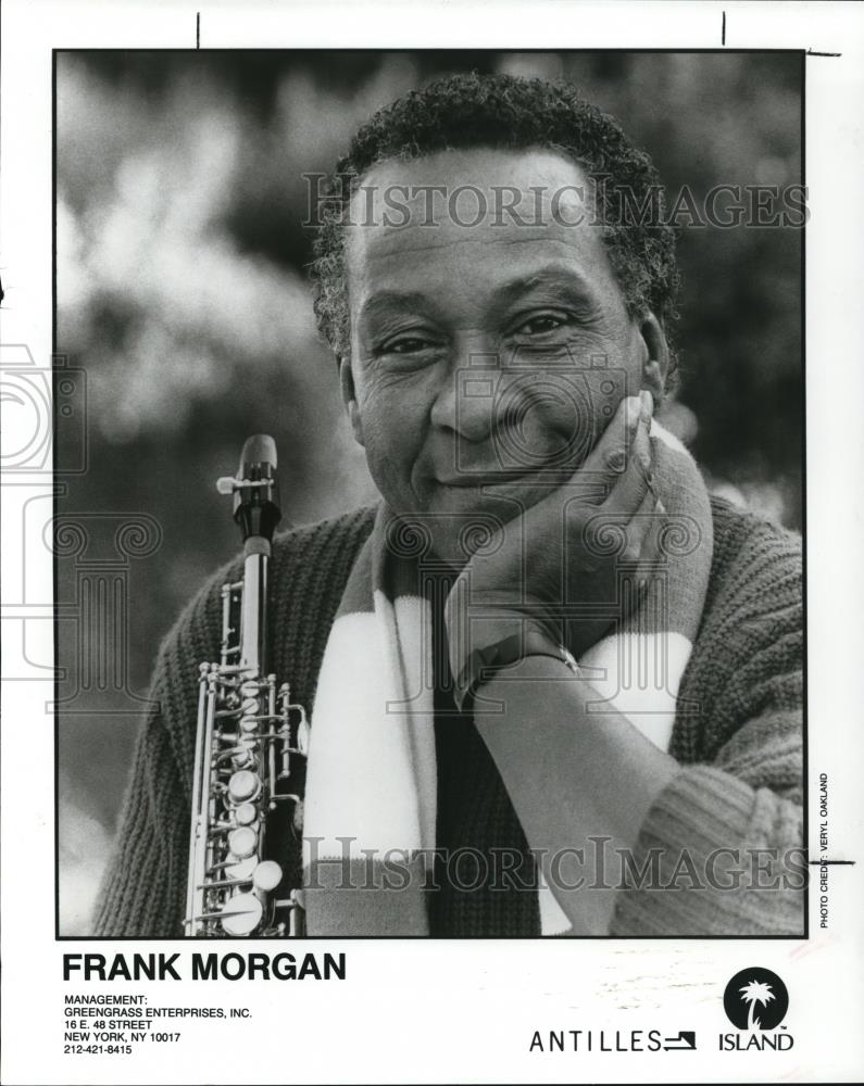 1990 Press Photo Frank Morgan Musician - 694 - Historic Images