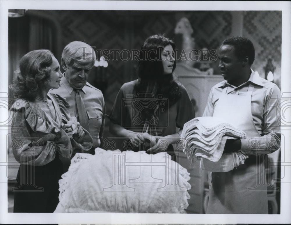 1979 Press Photo Katherine Helmond Arthur Peterson Diana Canova Robert Guillaume - Historic Images