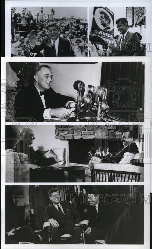 1983 Press Photo Kennedy Presidential Campaign - Historic Images