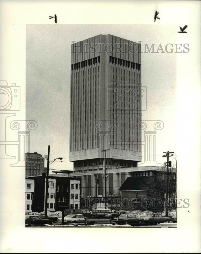 1983 Press Photo The CSU Rhodes Tower - Historic Images