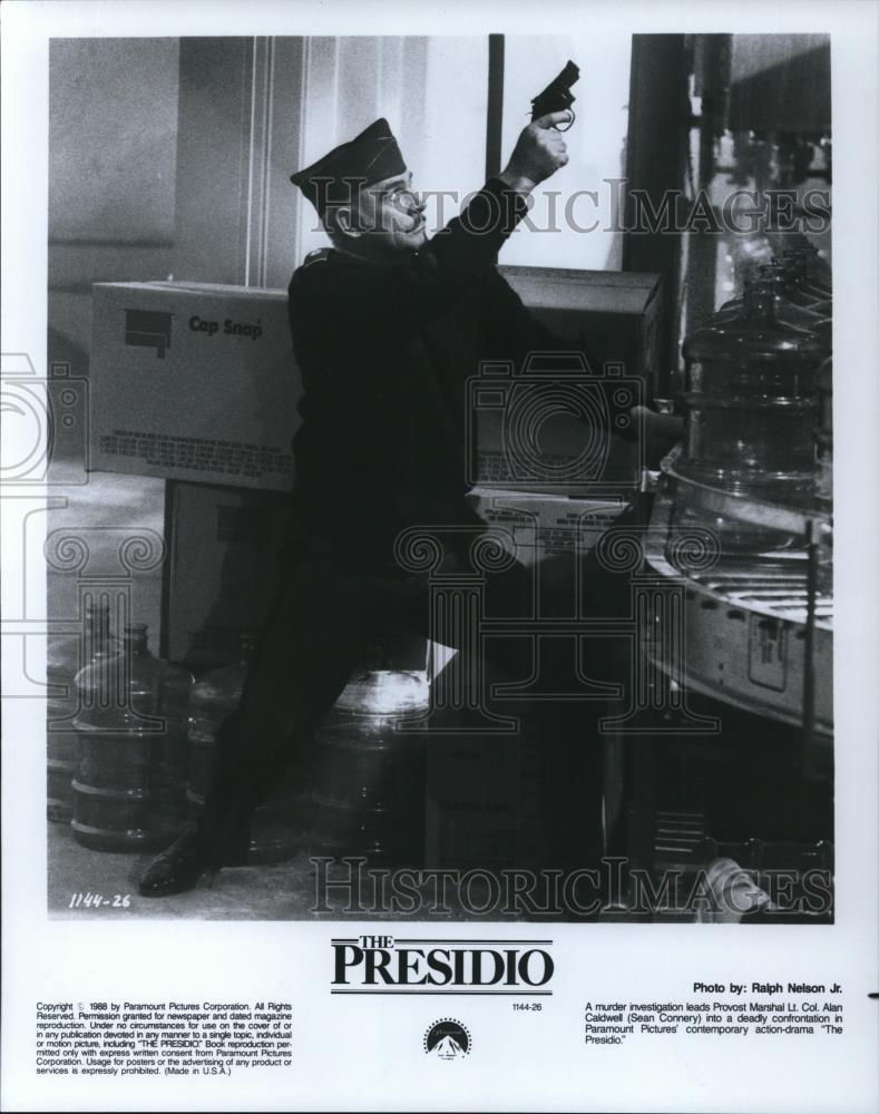 1988 Press Photo Sean Connery in The Presidio - Historic Images