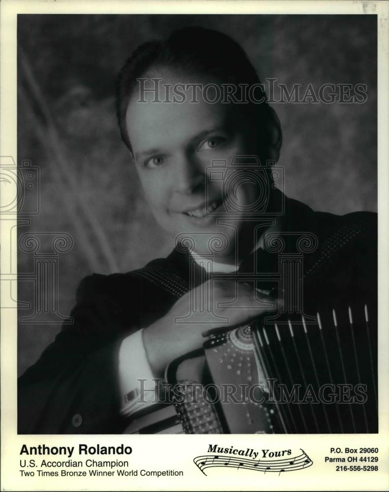 Press Photo Musician Anthony Rolando - cvp76013 - Historic Images