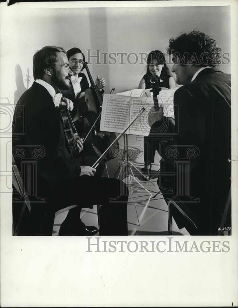 1976 Press Photo Shmauel Ashkenasi and Pierre Honard Vermeer Quartet - cvp59111 - Historic Images