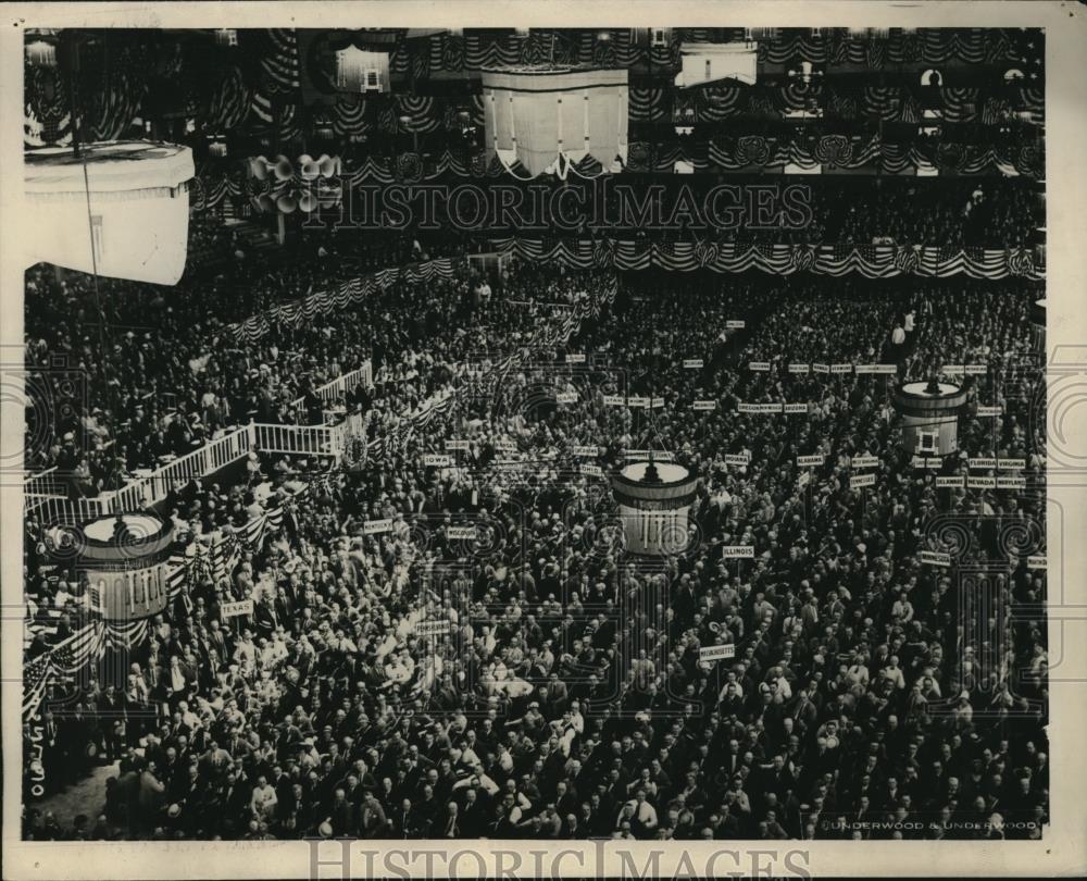 Press Photo Madison Square Garden as Cordell Hull opened Democratic Convention - Historic Images