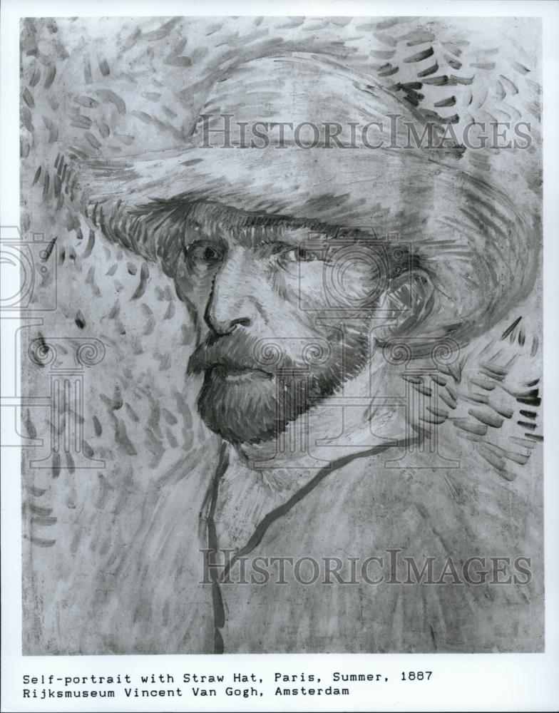 1990 Press Photo A self portrait of Vincent Van Gogh in Amsterdam - cva52993 - Historic Images