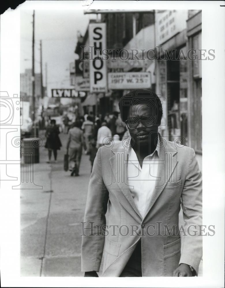 Undated Press Photo Noah Nelson Action3News Reporter in Cleveland West Side - Historic Images