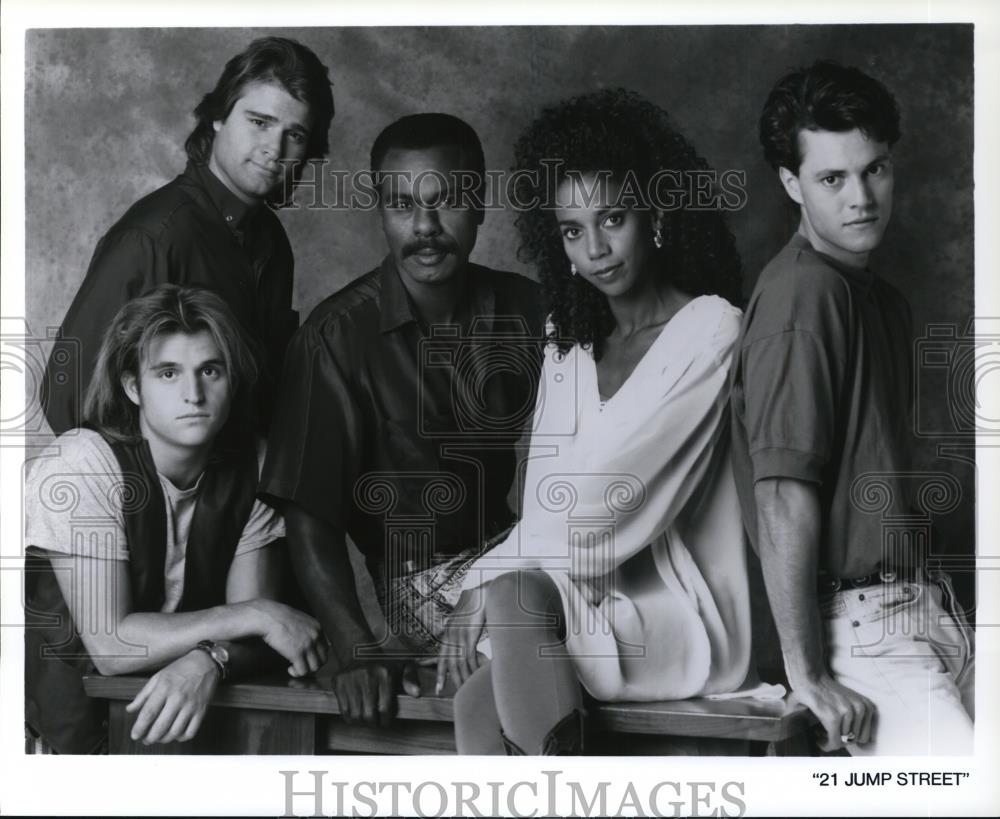 Undated Press Photo Dustin Nguyen Peter DeLuise Steven Williams Holly Peete - Historic Images