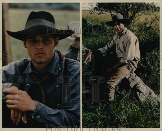 1997 Press Photo Jeffrey D Sams & Justin Chambers in Rose Hill - cvp75044 - Historic Images