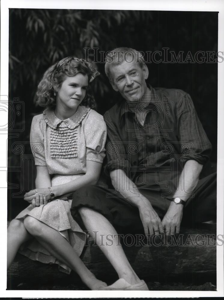 1990 Press Photo Mare Winningham and Peter O&#39;toole in Crossing to Freedom - Historic Images