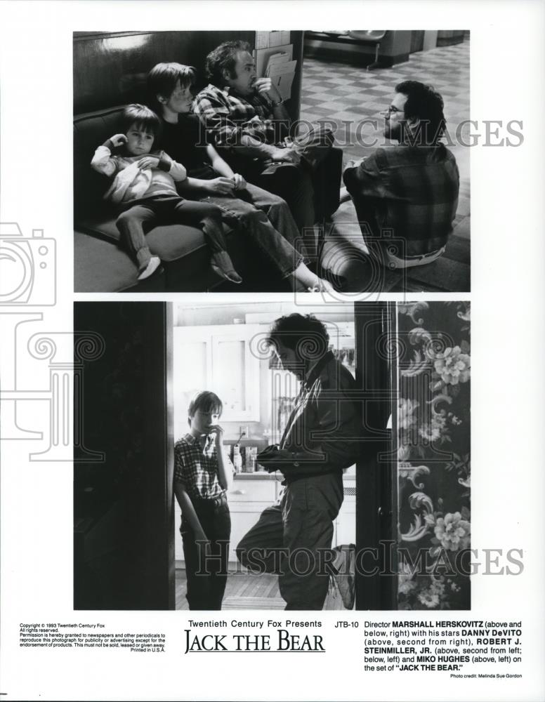 1994 Press Photo Marhsall Herskovitz Danny DeVito in &quot;Jack The Bear&quot; - Historic Images