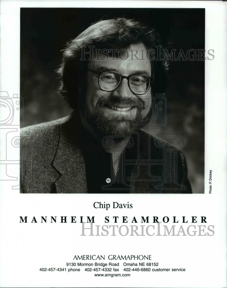 Press Photo Chip Davis Musician Songwriter Founder of Mannheim Steamroller - Historic Images