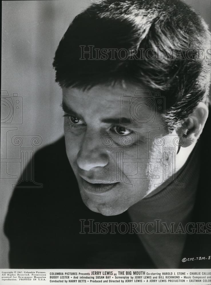 1967 Press Photo Columbia Pictures presents The Big Mouth with Jerry Lewis - Historic Images