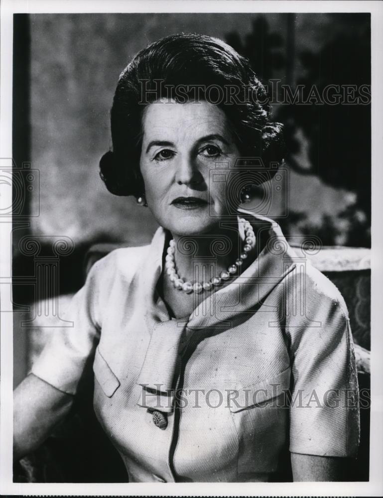 1967 Press Photo Rose Kennedy on JFK The Childhood Years - Historic Images