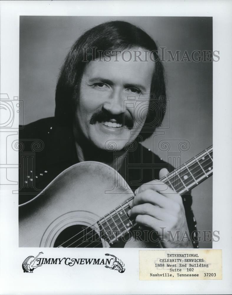 1983 Press Photo Jimmy Newman Musician - Historic Images