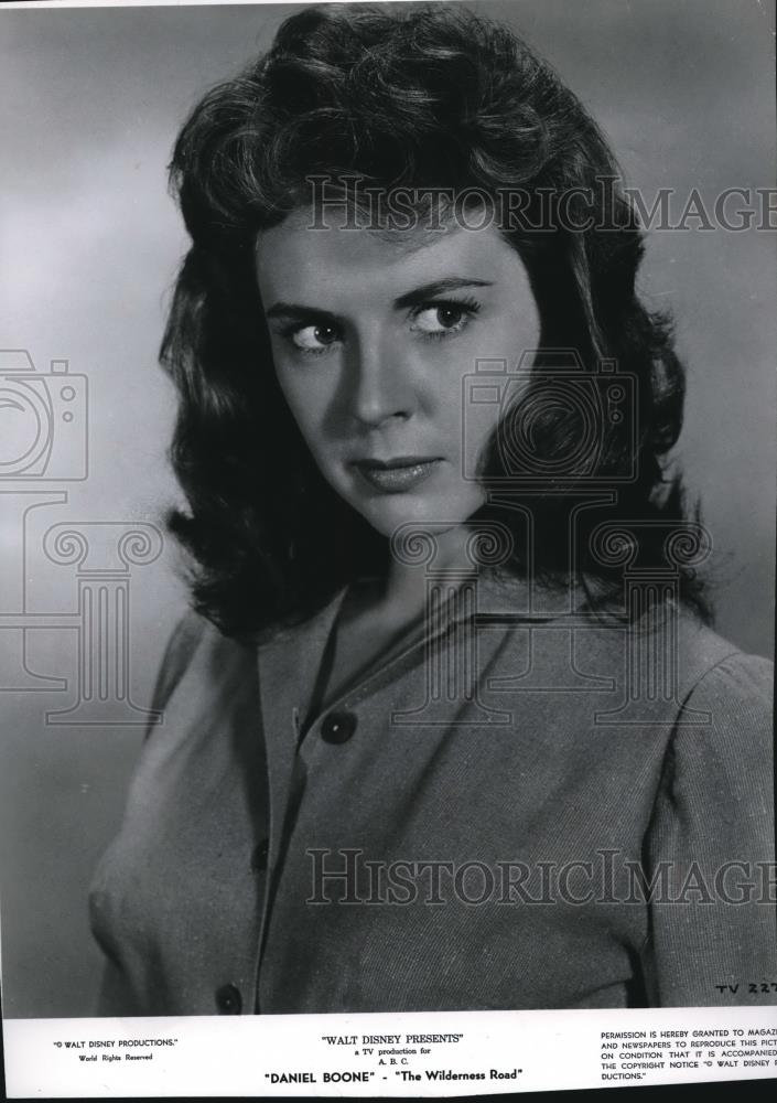 Press Photo Mala Powers in The Wilderness Road - cvp72584 - Historic Images
