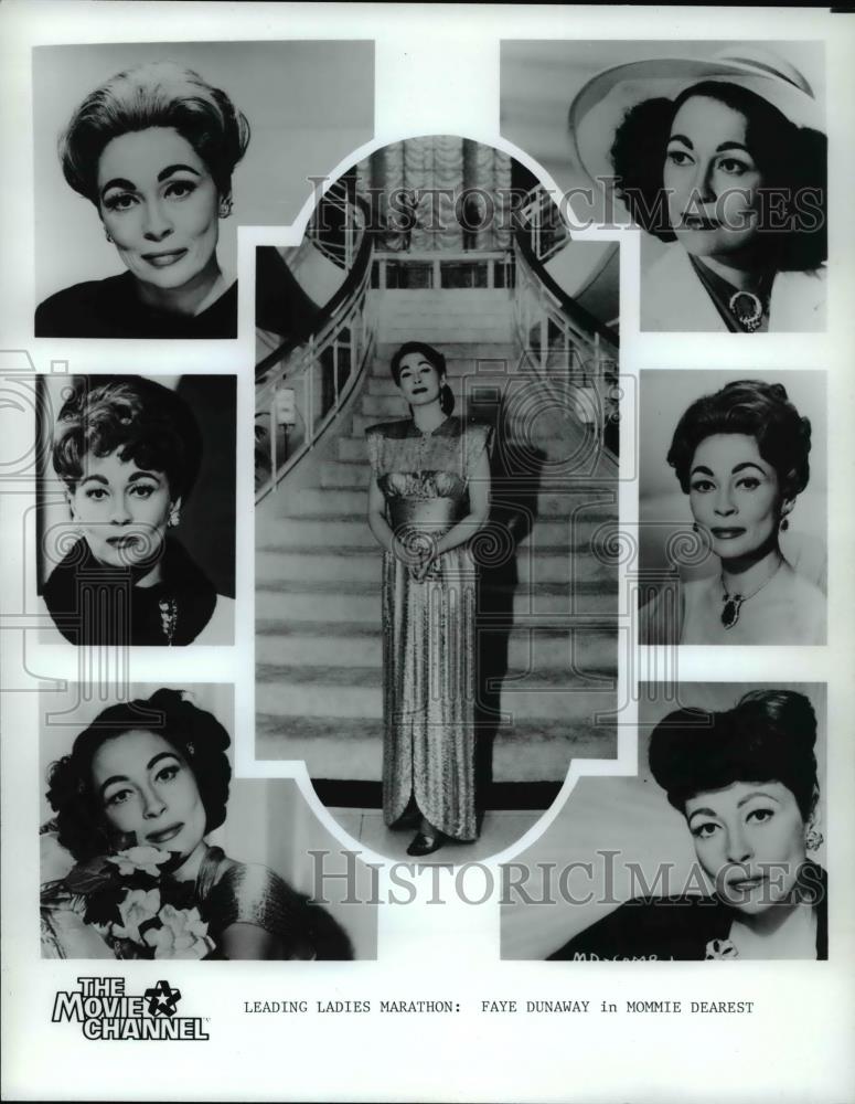 1987 Press Photo Faye Dunaway stars in Mommie Dearest - cvp70188 - Historic Images