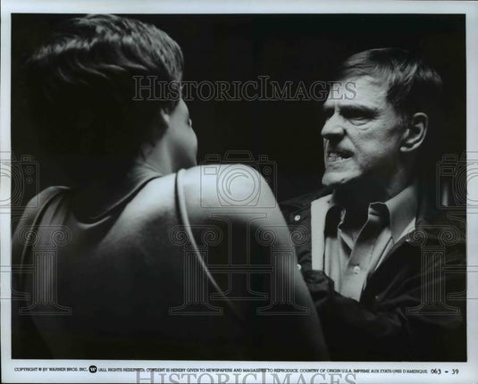 1977 Press Photo Robby Benson and G.D. Spradlin star in One on One - cvp45793 - Historic Images