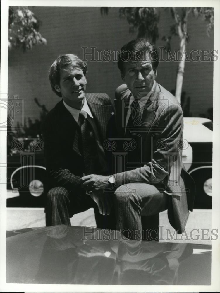 1973 Press Photo Shelly Novack &amp; Efrem Zimbalist in The FBI - cvp44231 - Historic Images